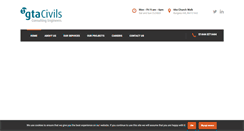 Desktop Screenshot of gtacivils.co.uk